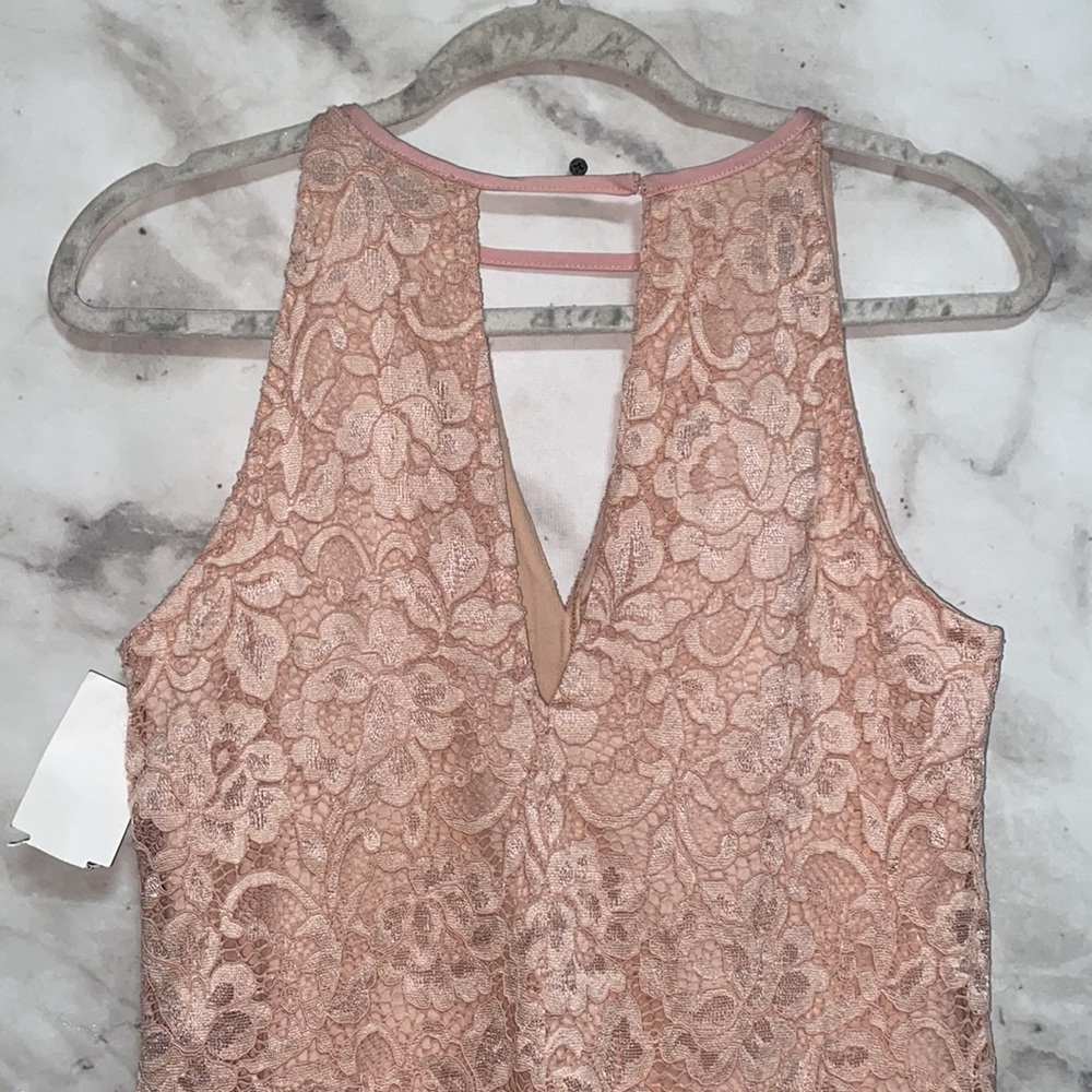 Sam Edelman Pink Open Back Laced Dress - Picture 6 of 8